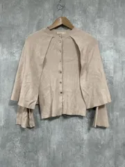 MAJESTIC LEGON マジェスティックレゴン ケープデザインレディニット カーディガン sizeM/ベージュ ◆■ レディース