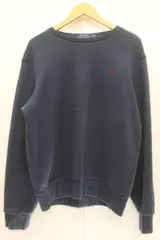 【中古】 POLO RALPH LAUREN メンズスウェット M スウェット POLO RALPH LAUREN M 紺 ネイビー ロゴ