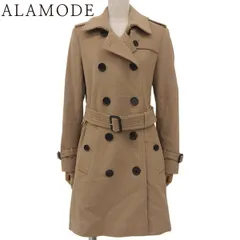 BURBERRY(バーバリー) トレンチコート 42 ウール カシミヤ キャメル茶  レディース 40802183710【中古】【アラモード】