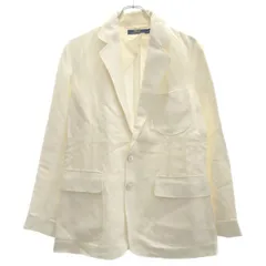 POLO RALPH LAUREN ポロラルフローレン レーヨンリネン2Bテーラードジャケット  ホワイト 4