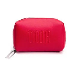 クリスチャンディオールChristian Dior ロゴチャームミニポーチ 赤