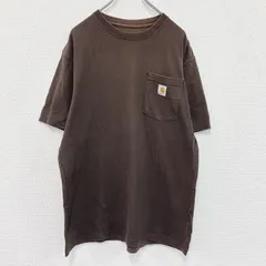 古着 used　carhartt　カーハート　半袖ポケットTシャツ　ポケT　茶色　ブラウン　Mサイズ【値引き交渉OK！】