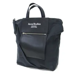 ACNE STUDIOS アクネ ストゥディオズ バッグ ブラック 黒 サイズ:FREE | 22春夏 ペイパリー ナイロン トートバッグ | BAKER ショルダーバッグ 2WAY 肩掛け クロスボディ ロゴ レザー【レディース】【中古】のサムネイル