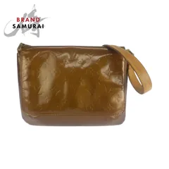 LOUIS VUITTON ルイヴィトン ヴェルニ トンプソンストリート ブロンズ ブラウン パテントレザー M91301 ショルダーバッグ 506432【中古】