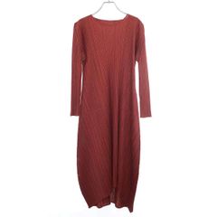 プリーツプリーズ pleats please ワンピース カーマイン 4サイズ