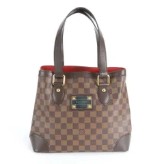 極美品 ルイヴィトン ダミエ ハムステッド MM N51205 レザー トート バッグ 肩掛け ショルダー ハンド レディース REM DP21-6【中古】