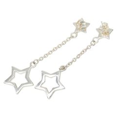 Tiffany & Co. シルバー　スタースウィングピアス TIFFANY ティファニー スタースウィングシルバーピアス - メルカリ