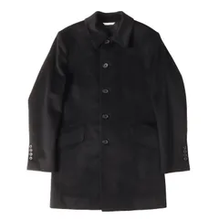 Paul Smith ポールスミス コート ブラック 黒 サイズ:S | ウール/カシミヤ メルトン ステンカラーコート | 日本製 | アウター ジャケット 上着 ブルゾン【メンズ】【中古】