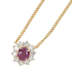 ペンダント ネックレス K18YG イエローゴールド レディース【1-0259056】