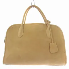 ハァウ HOAW. ハンドバッグ トートバッグ スエード ベージュ /BM