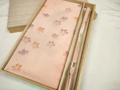 平和屋着物▼和装小物　帯締め・帯揚げセット　舞花文　手組紐　高麗組　金銀糸　逸品　未使用　DABC1445zzz