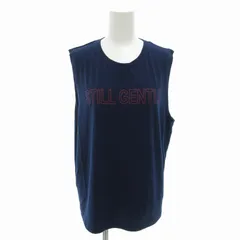 スナイデル SNIDEL ノースリーブプリントカットソー Tシャツ ストレッチ F 紺 ネイビー /FT 0925