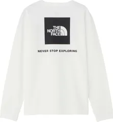 ザ・ノース・フェイス THE NORTH FACE アウトドア ロングスリーブバックスクエアロゴティー レディース 長袖 ロングTシャツ トップス 速乾 シンプル 普段着 部屋着 コットンライク ニット生地  NTW32442 W ホワイト