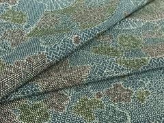 平和屋着物▽訪問着 単衣 刺繍 舞花文 金彩 正絹 逸品 DAAS0446az