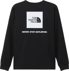 ザ・ノース・フェイス THE NORTH FACE アウトドア ロングスリーブバックスクエアロゴティー レディース 長袖 ロングTシャツ トップス 速乾 シンプル 普段着 部屋着 コットンライク ニット生地  NTW32442 K2 ブラック2