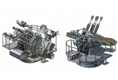 【中古】プラモデル 1/700 WWII 英海軍 QF 2ポンド `ポンポン砲` 四連装 「ナノ・ドレッドシリーズ」 ディティールアップパーツ [WA36]