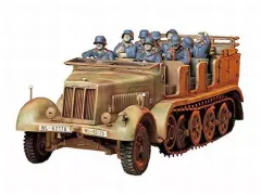 【中古】プラモデル 1/35 ドイツ 8トンハーフトラック Sd.kfz.7 「ミリタリーミニチュアシリーズ No.148」 ディスプレイモデル [35148]