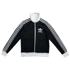 新品 アディダス オリジナル ベッケンバウアー トラックジャージ ブラック-ホワイト M