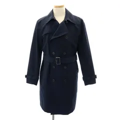 ナノユニバース nano universe トレンチコート ロング S 紺 ネイビー /SY ■OS