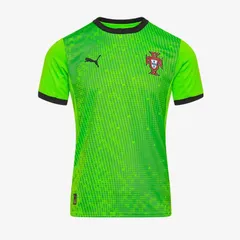 【送料無料・匿名配送】PUMA プーマ ポルトガル代表 2025 公式 GK シャツ 蛍光緑 新品 正規品 日本未発売 ネーションズリーグ 選手着用
