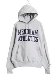 【お得なクーポン配布中!】 00s チャンピオン プレミアム リバースウィーブ 2段 カレッジ プリント スウェット パーカー メンズ M / オールド トレーナー プルオーバー