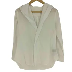 ヨウジヤマモト Yohji Yamamoto collection 25SS 100/-KHADI DRAPED DETAIL HOOD DRESS レディース JPN：1 のサムネイル