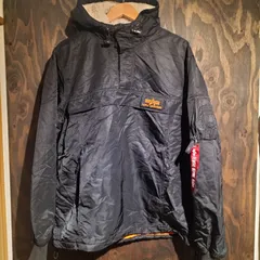 ALPHA INDUSTRIES製ミリタリーデザイン アノラックジャケット