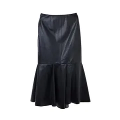 ENFOLD シンセティックレザー ペプラム スカートのサムネイル