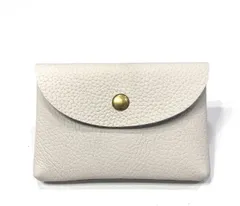 【新着商品】カード入れ 小物入れ 薄型 レーディス 軽量 名刺ケース 100%本革 名刺入れ シンプル仕様 (白)