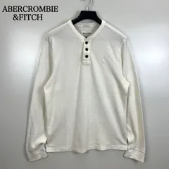 ABERCROMBIE&FITCH y2k archive Henry neck thermal Tee XL アバクロンビー＆フィッチ アバクロ ヘンリーネック 長袖Tシャツ カットソー 平成