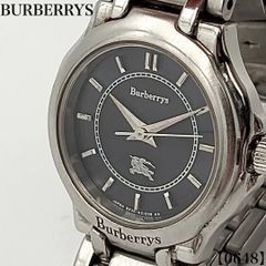 美品・稼働品】Burberrys 腕時計 クォーツ 文字盤ネイビー 760 - メルカリ
