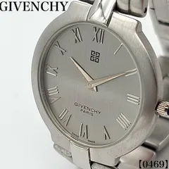 稼働品 Working item ジバンシィ GIVENCHY 腕時計 レディース Ladies クォーツ Quartz 型番 1569465 シルバーカラー ラウンドフェイス ローマンインデックス スイスメイド SWISS MADE 希少 ヴィンテージ469のサムネイル