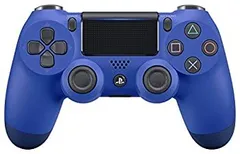 【中古】ワイヤレスコントローラー (DUALSHOCK 4) ウェイブ・ブルー (CUH-ZCT2J12)