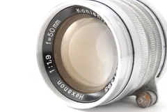 【美品 保障付 動作確認済】 Konishiroku Hexanon 50mm f/1.9 Lens 小西六 ヘキサノン 標準レンズ L39マウント LTM #V1210のサムネイル