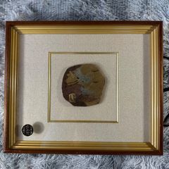 九谷焼 陶額 ガラス付 置物 額飾り 陶板 陶板画 アートパネル 九谷焼