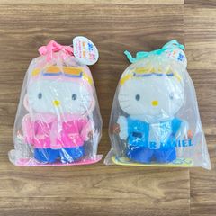 헬로키티 다니엘 스노보 S 봉제인형 2점 세트 [신품] 보관품 산리오 스노보드 약 20cm 마스코트 키티 / 516070