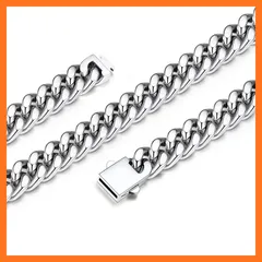 【新品】 [Bestyle] ネックレス チェーン メンズ ステンレス 金属アレルギー対応 喜平 ネックレス 幅12mm 長さ45cn~55cmアクセサリー 1