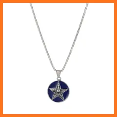 【新品】 [Rockyu] ネックレス メンズ ステンレス 個性 ペンダント チェーン60cm 髑髏 八卦 フクロウ 五芒星 モチーフ別 男性用 ゴシック風 お守り風 誕生日 ギフト ハロウィン プレゼント用 アクセサリー (五芒星円盤) 1