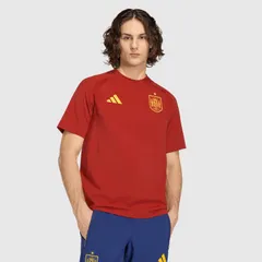 【送料無料・匿名配送】adidas アディダス スペイン代表 2026 公式 トラベル Tシャツ 赤 新品 正規品 日本未発売 2026W杯 ヤマル着用