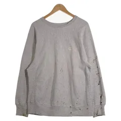 80's Champion チャンピオン REVERSE WEAVE リバースウィーブ トリコロール プリントタグ クルーネックスウェット グレー USA製 Size XL