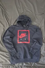 ナイキ エア WHO フーディー Tシャツ ネイビー