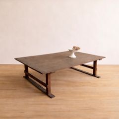 剥離家具 無垢材 ローデスク M025 古道具 古家具 アンティーク
