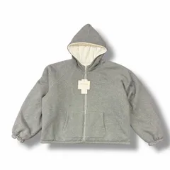 Alexander Wang Reversible Zip Front Raglan Hoodie リバーシブルジップラグランフーディー パーカー スウェット アレキサンダーワン 541-55639003 グレー XL （9985M）のサムネイル