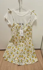 新品 / ザラ フラワー ワンピース M