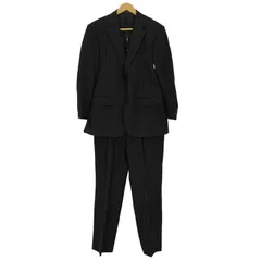 ドーメイル DORMEUIL ストライプ ウール 2B テーラードジャケット 1タック スラックス スーツセットアップ メンズ  94