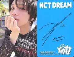 【中古】コレクションカード(男性) NCT DREAM/ヘチャン(Haechan)/裏面青・印刷サイン・メッセージ入り/CD「ISTJ」(Extrovert Ver.)封入フォトカード