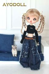 ayodoll 本体のみ AYODOLL公式】ドール用ウィッグ 6-7インチ グロスブロンド L002 - メルカリ