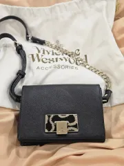 Vivienne Westwood ヴィヴィアン・ウエストウッド ブラック チェーン ミニバック