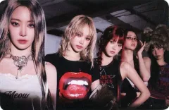 【中古】コレクションカード(女性) LE SSERAFIM/集合(5人)/CD「CRAZY」(Weverse Albums ver.)QRフォトカード