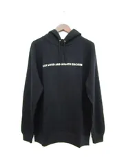 クラネオム　CLANE HOMME パーカー スウェット トレーナー プリント 英字 1 黒 ブラック /ry